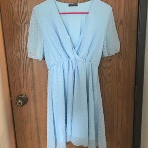 Blue flowy dress (NEVER WORN)
